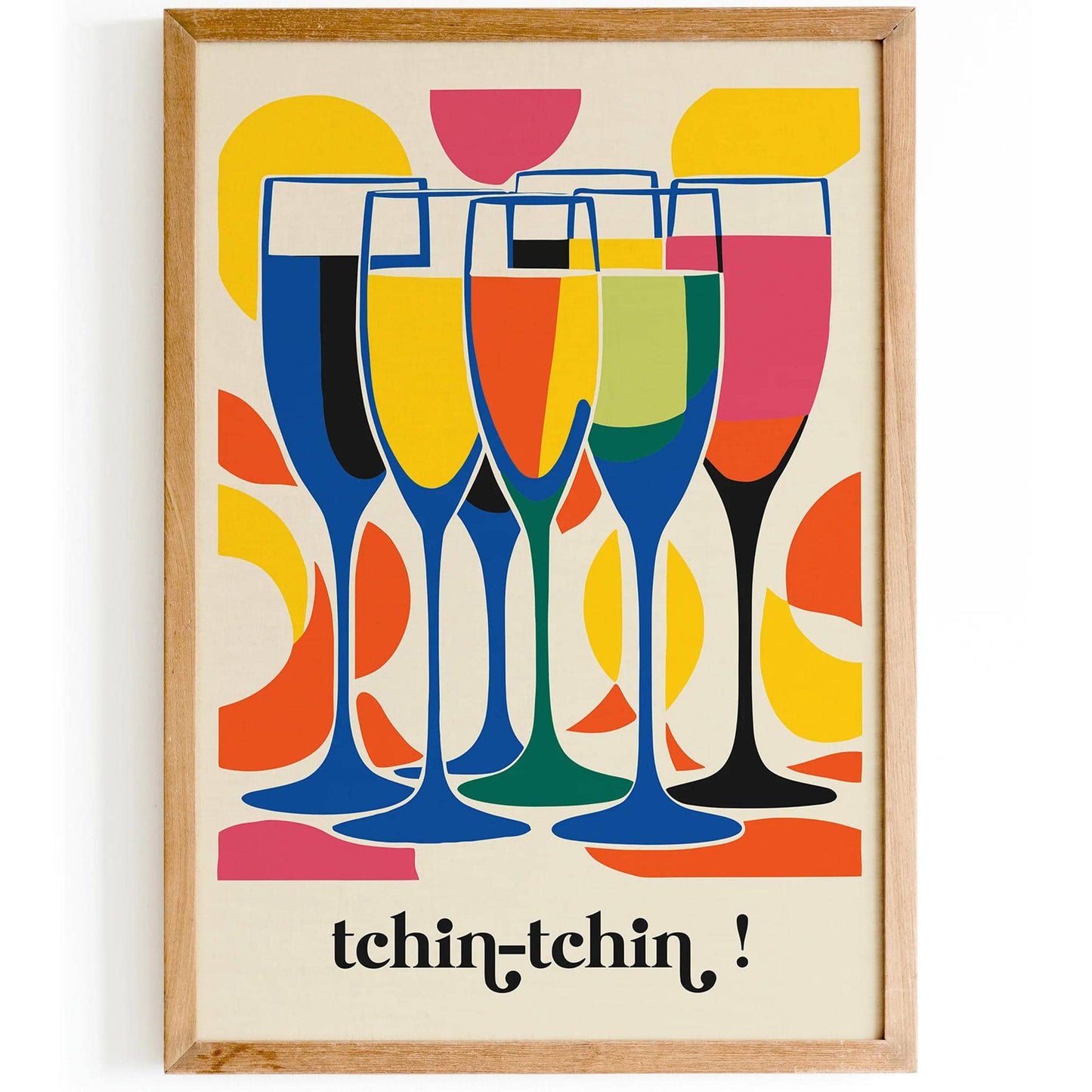 Tchin Tchin Champagne Kitchen Wall Art - HypeSheriff