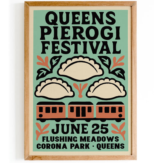 Queens Pierogi Festival Poster