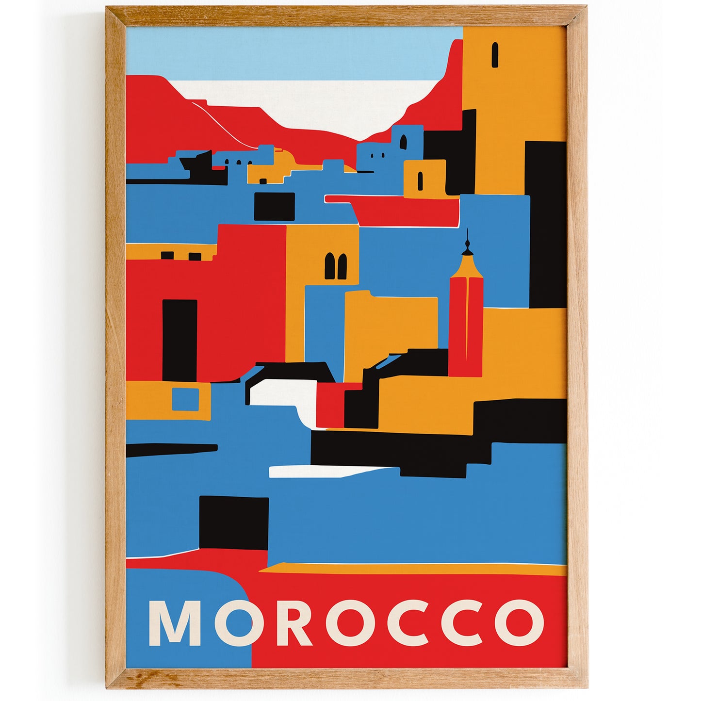 Morocco Minimalist Poster