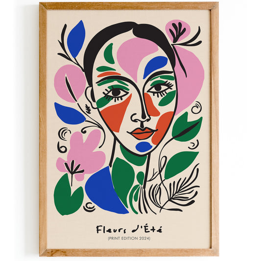 Fleurs d'Été Art Print 2024