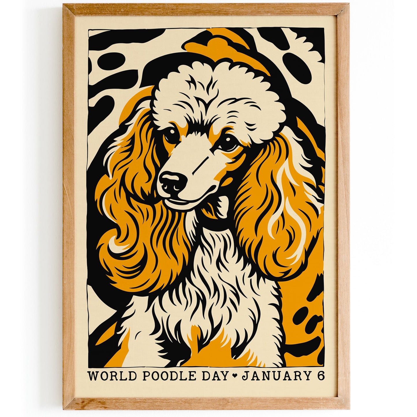 World Poodle Day Poster Print