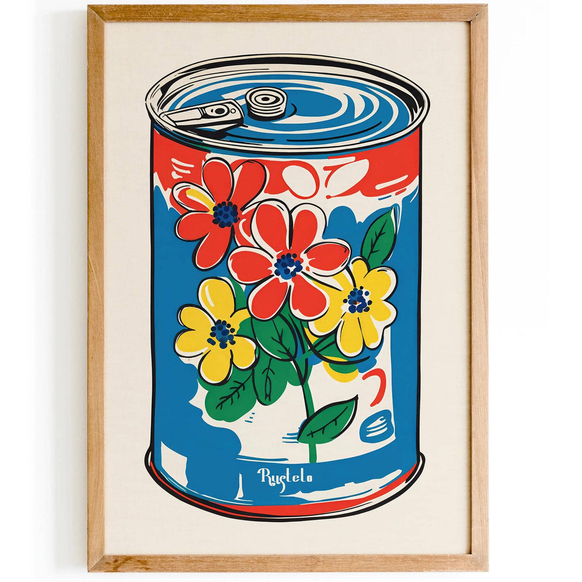 Rustelo Pop Art Can - Rustelo Poster – HypeSheriff