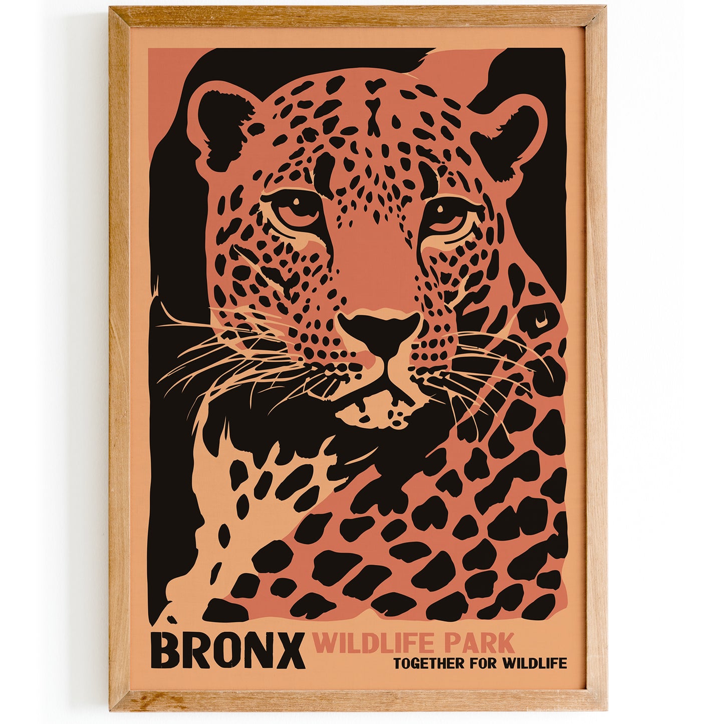 Bronx Wildlife Park Vintage Poster