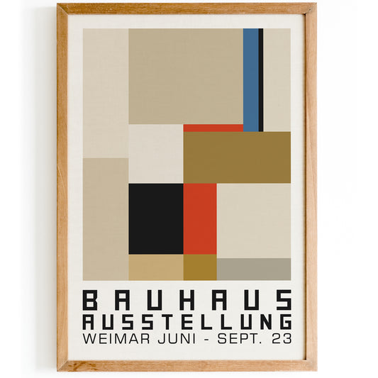 Modern Bauhaus Aesthetic Design Art Print