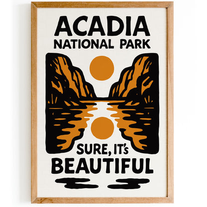 Acadia National Park Poster