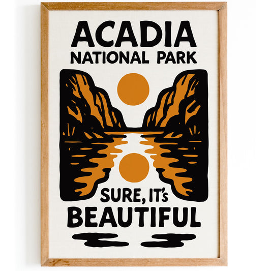 Acadia National Park Poster