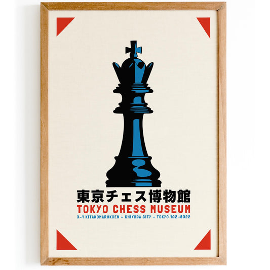 Tokyo Chess King Poster