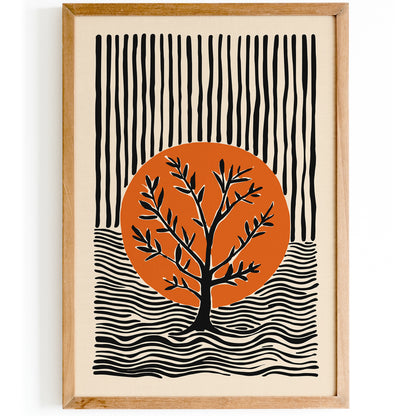 Spooky Tree Art Print 2024