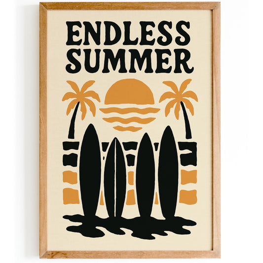 Endless Summer Surf Print