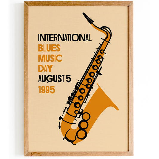 International Blues Music Day Poster