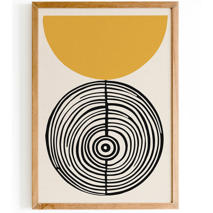 Minimalism Geometric Abstract Poster