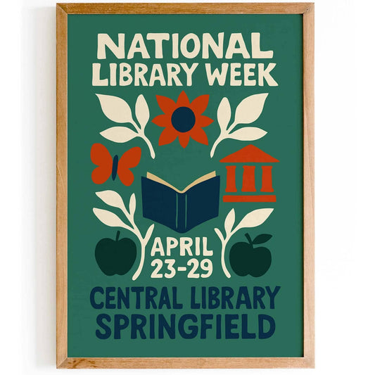 National Library Week Poster Print
