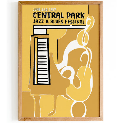 Central Park Jazz & Blues Festival Poster