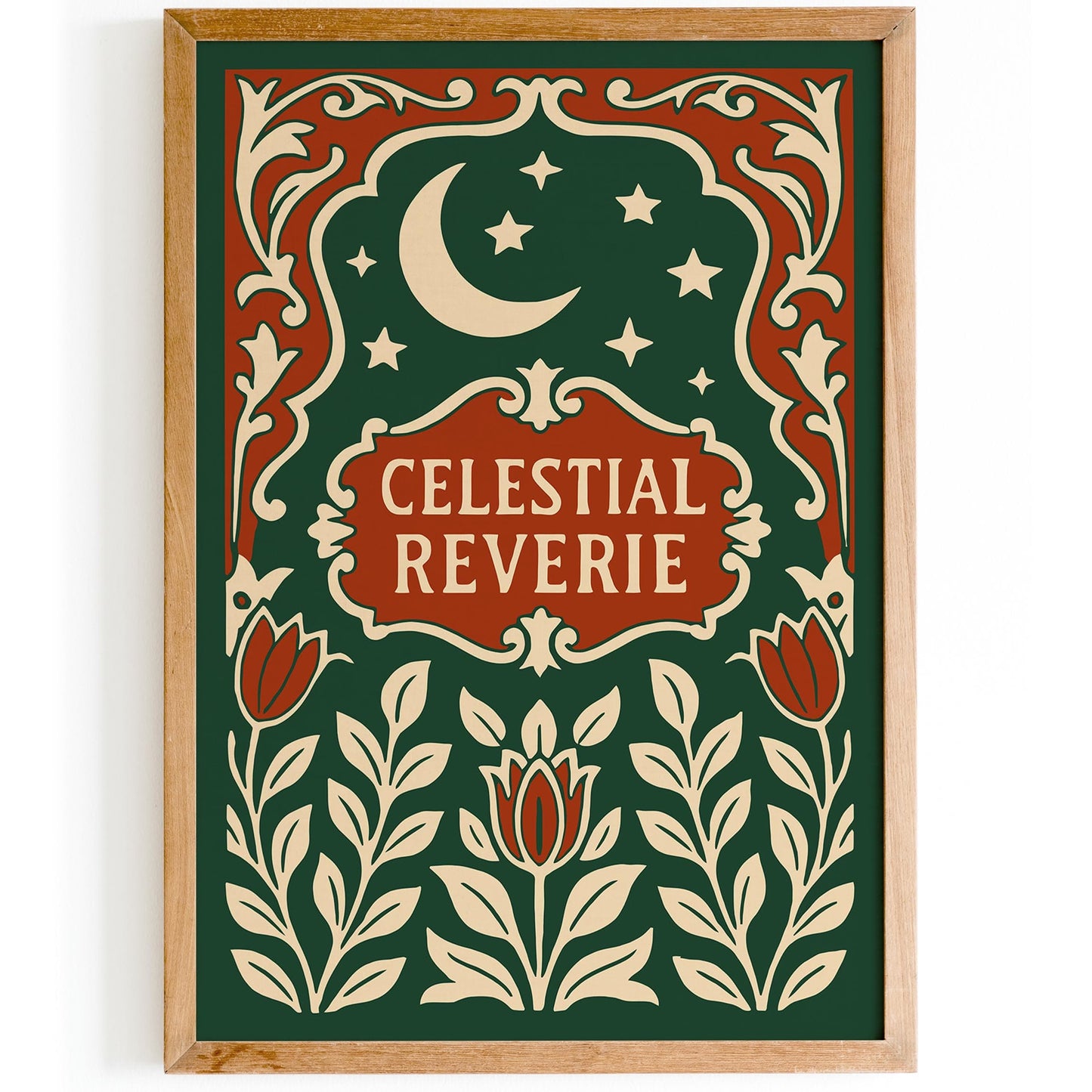 Celestrial Reverie Rococo Poster
