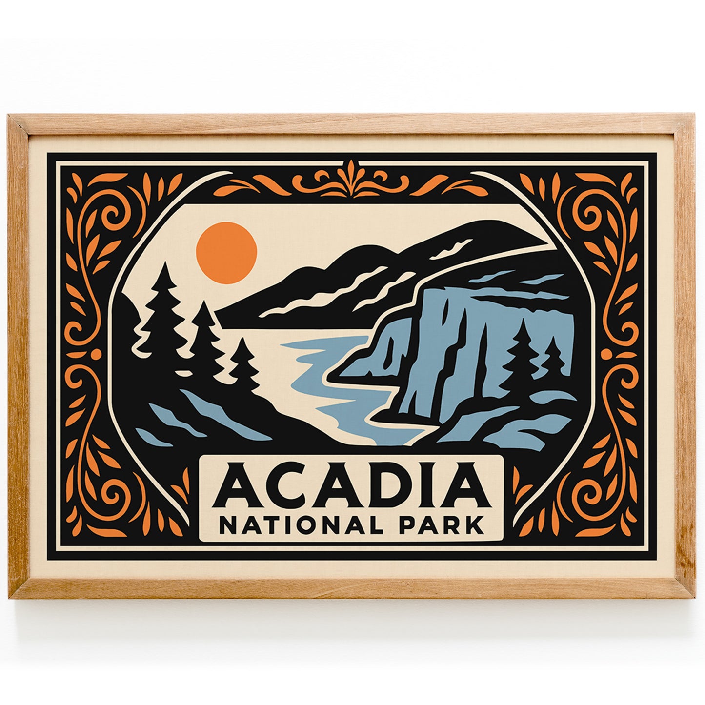 Acadia National Park Horizontal Wall Art Print
