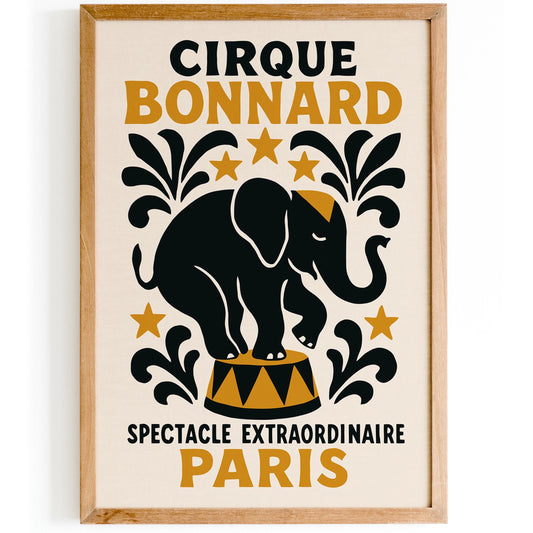 Cirque Bonnard Elephant Poster
