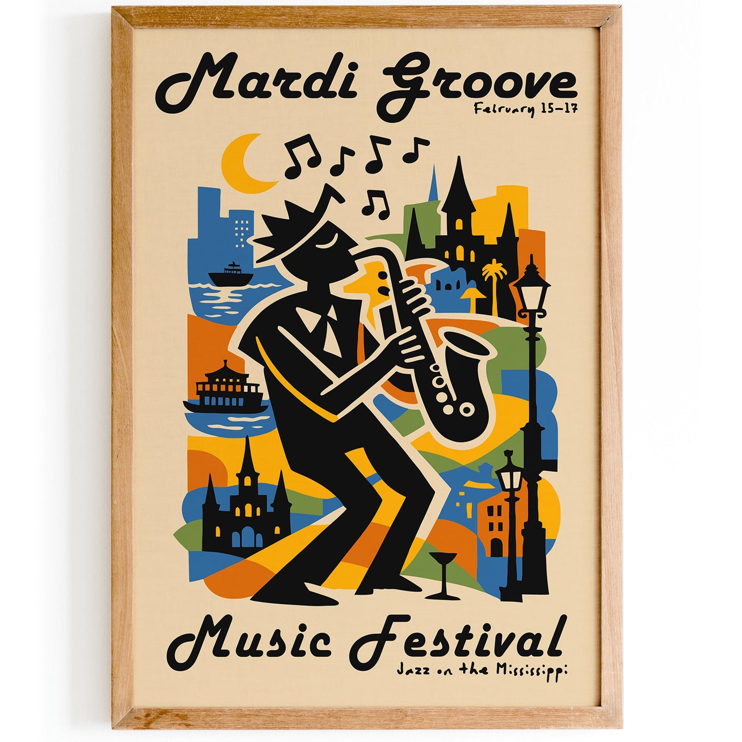 Mardi Groove New Orleans Music Festival Poster