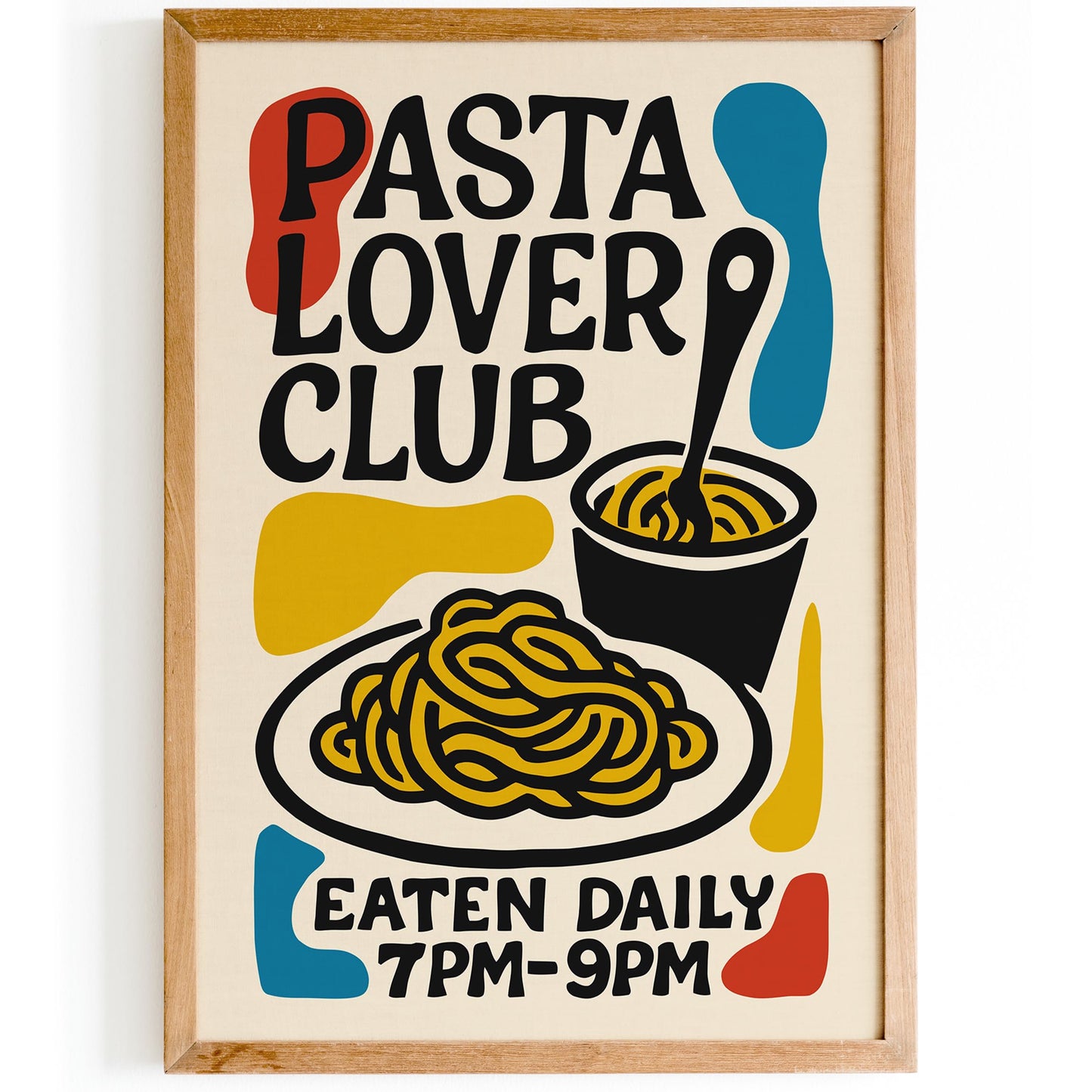 Pasta Lover Club Poster