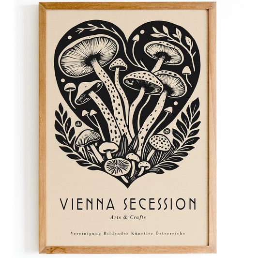 Vienna Secession Mushrooms Art Print