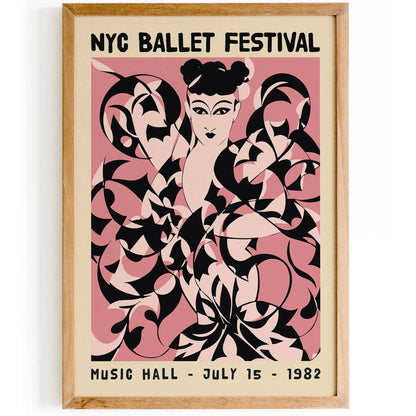 NYC Ballet Festival 1982 Art Print