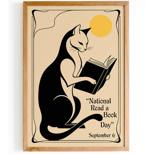 National Read a Book Day Poster