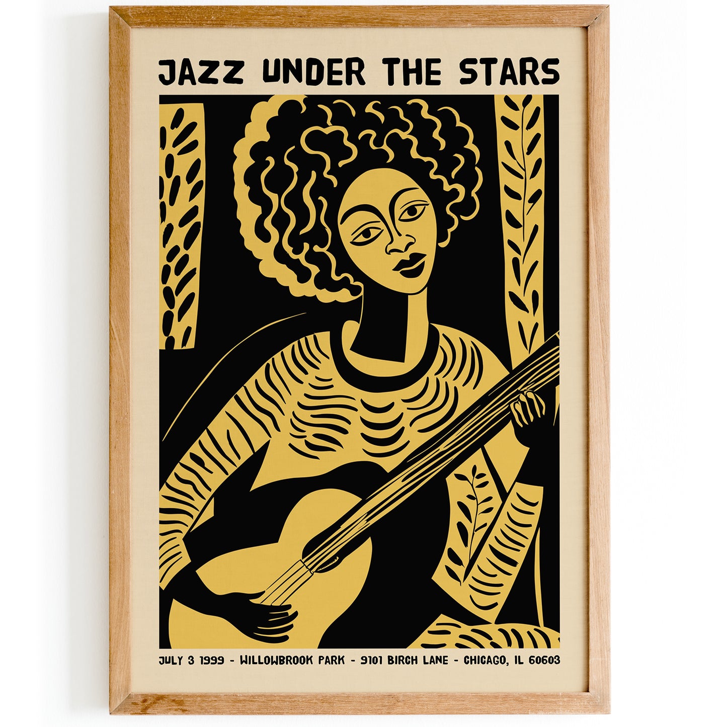 Jazz Under The Stars Chicago Poster