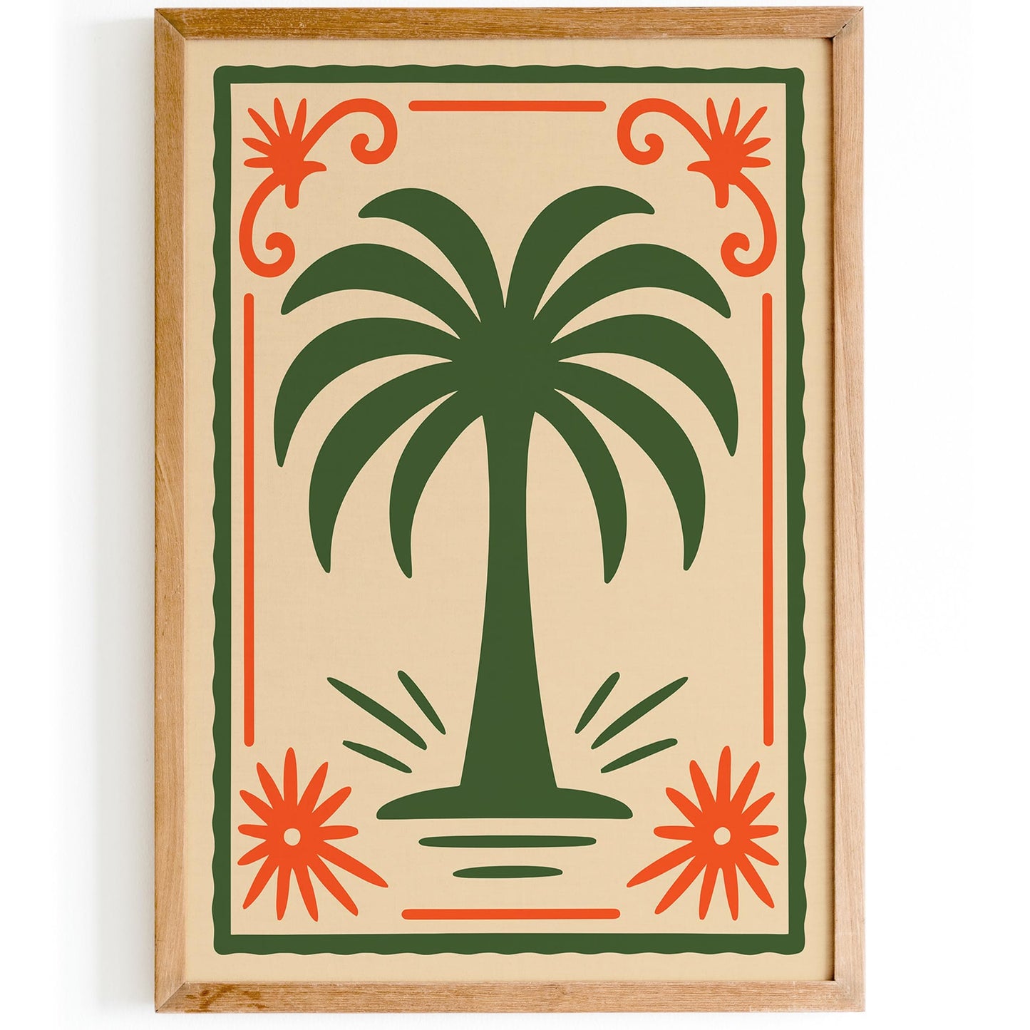 Green Palm Tree Poster 2026