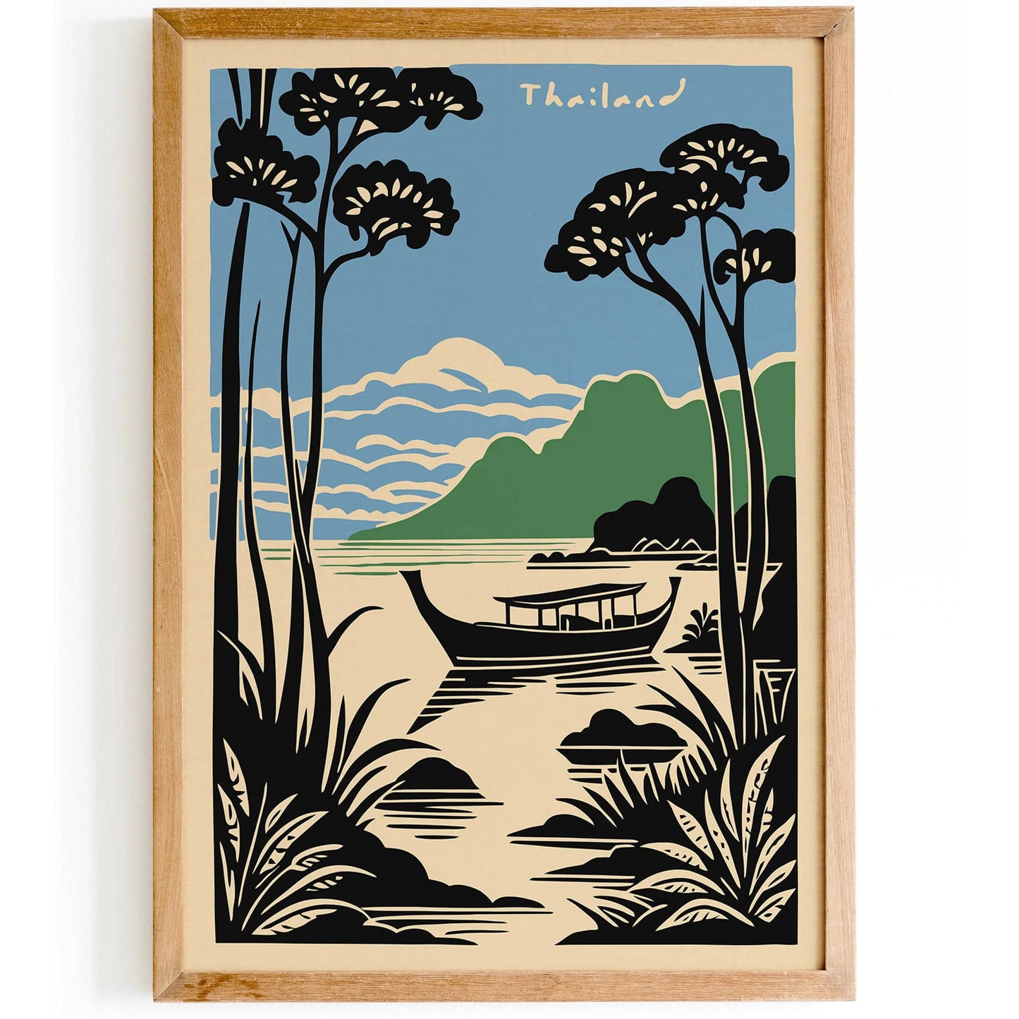 Thailand Travel Print – Scenic Wall Art