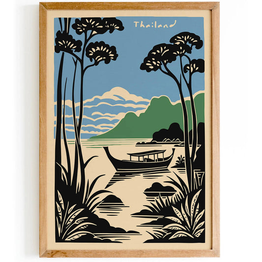 Thailand Travel Print – Scenic Wall Art