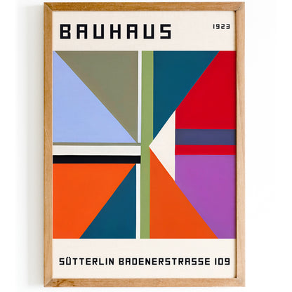 Vintage Bauhaus Poster