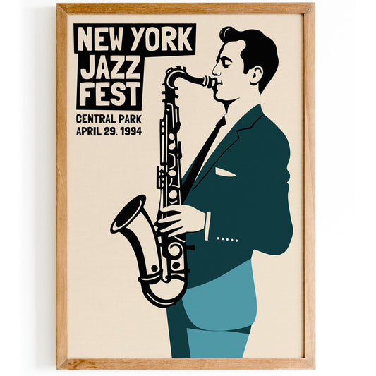 New York Jazz Fest Print
