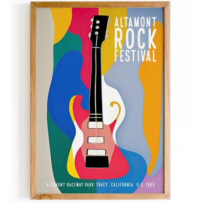 Altamont Rock Festival Poster