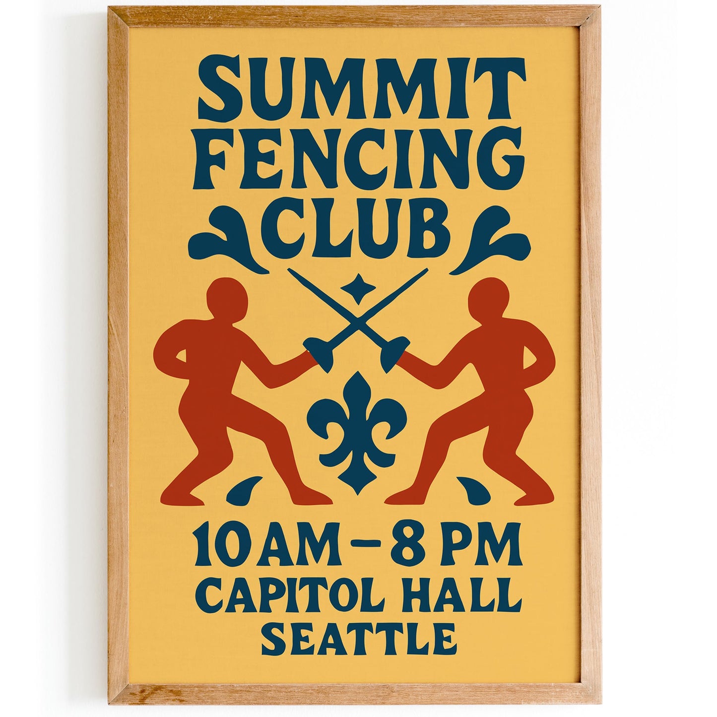 Summit Fencing Club Poster