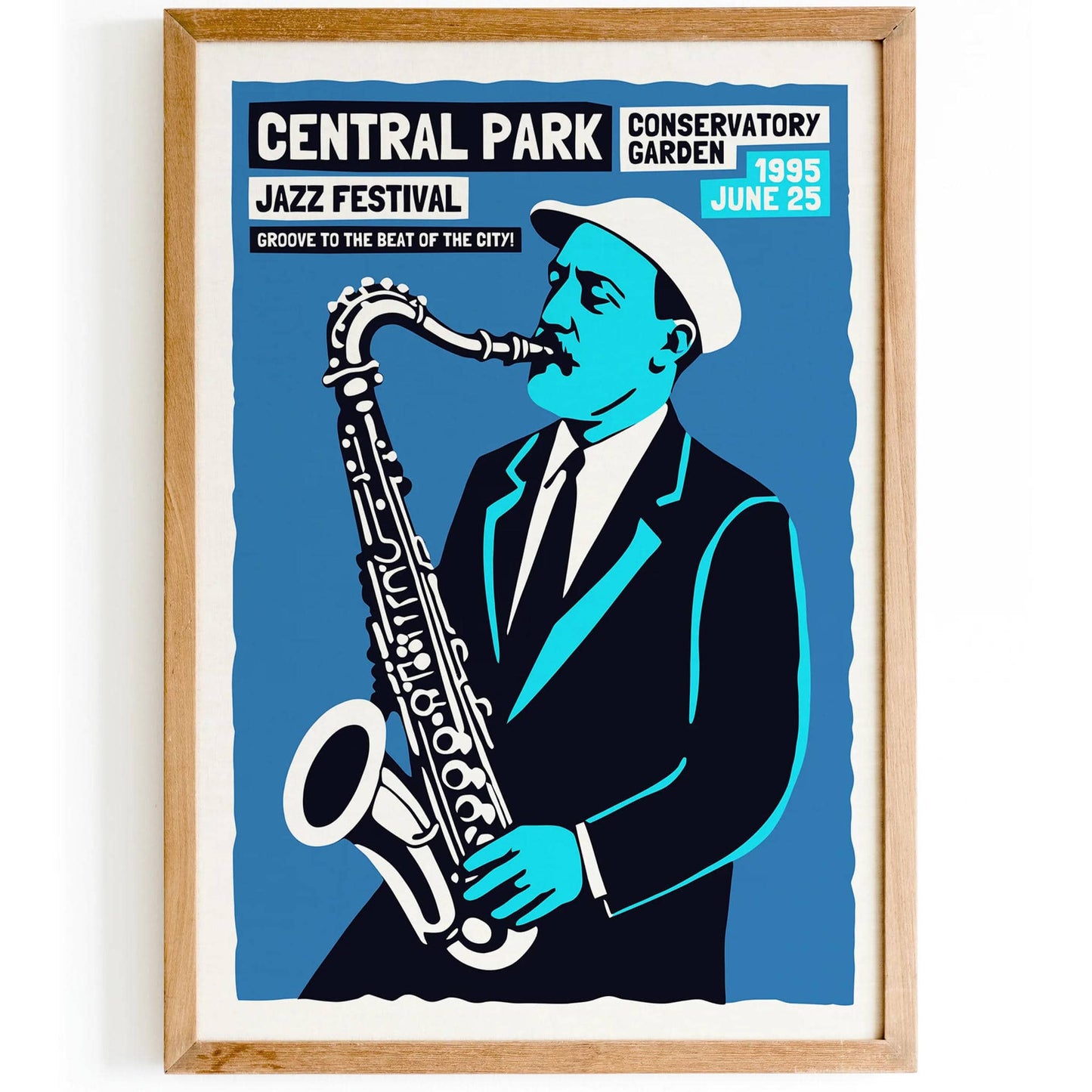 Central Park Jazz Festival 1995 Poster