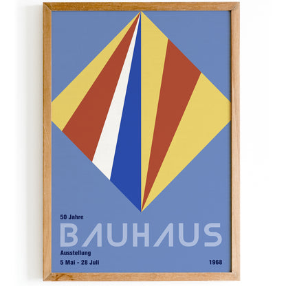 Bauhaus Ausstellung Vintage Art Print