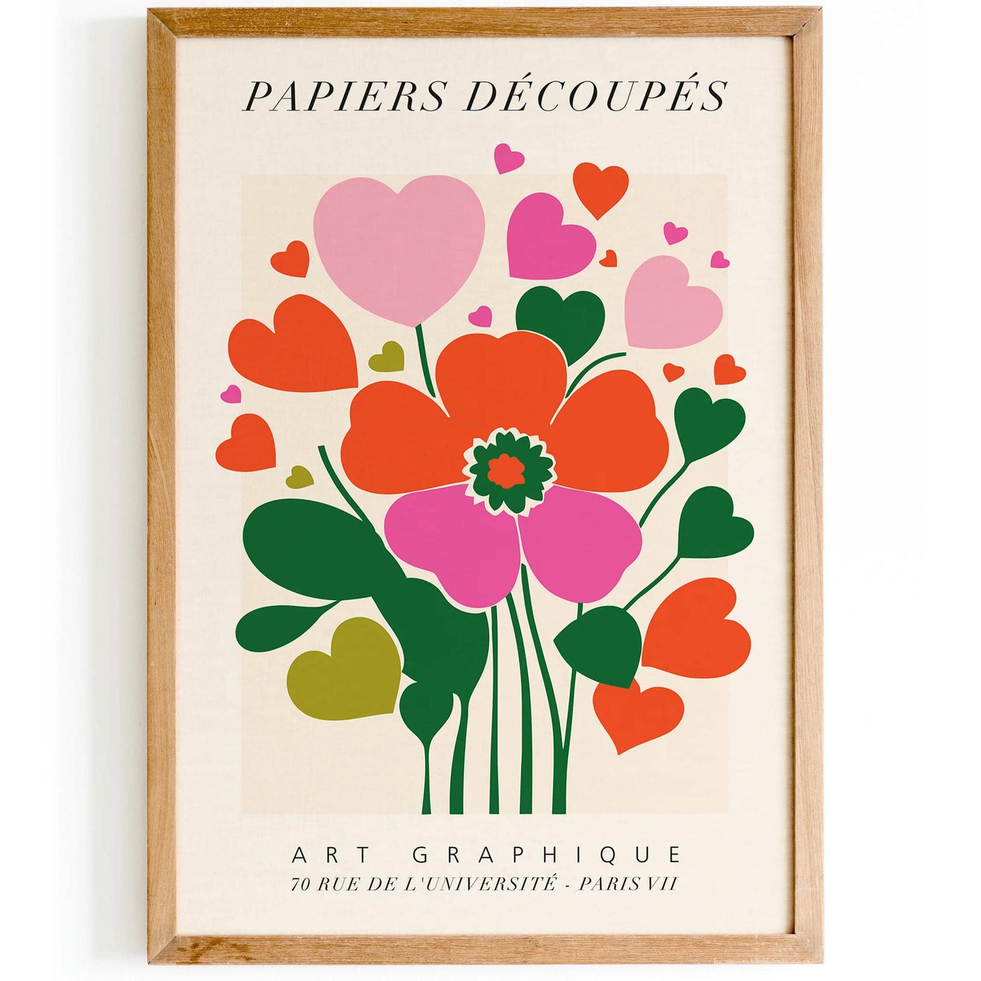 Papier Decoupes Floral French Art Print - HypeSheriff