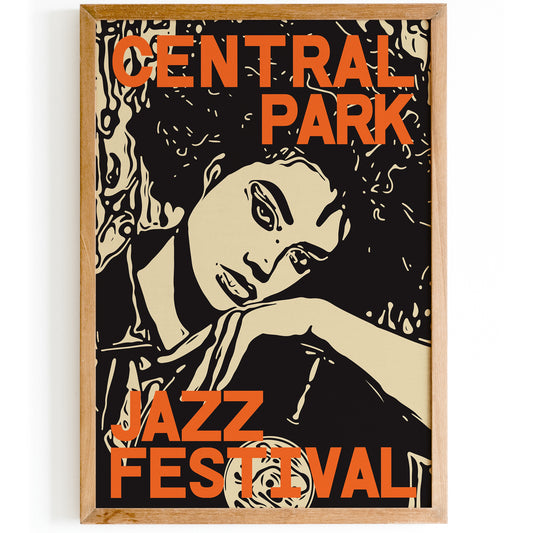 Central Park Jazz Festival Poster