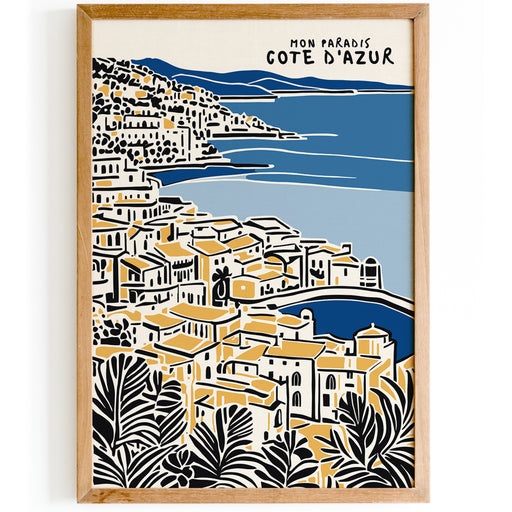 Cote d Azur Painting Poster