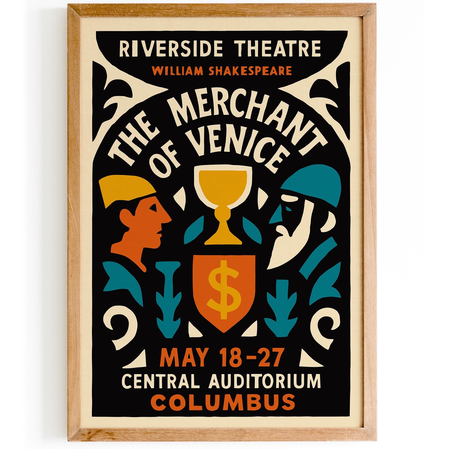 Merchant of Venice Theater Poster
