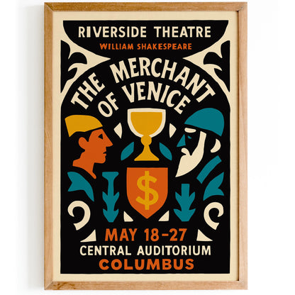 Merchant of Venice Theater Poster