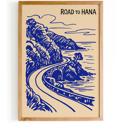 Road to Hana Hawaii Poster