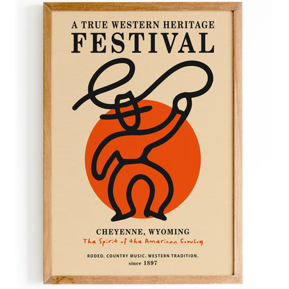 Cheyenne Frontier Days Festival Poster