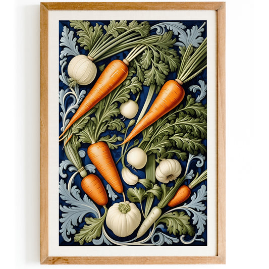 Carrots Farmhouse Decor Giclee Print