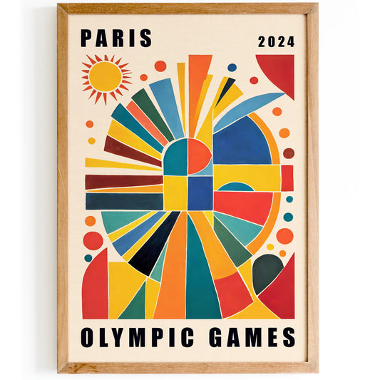 Olympic Games Paris 2024 Collectible Art Print