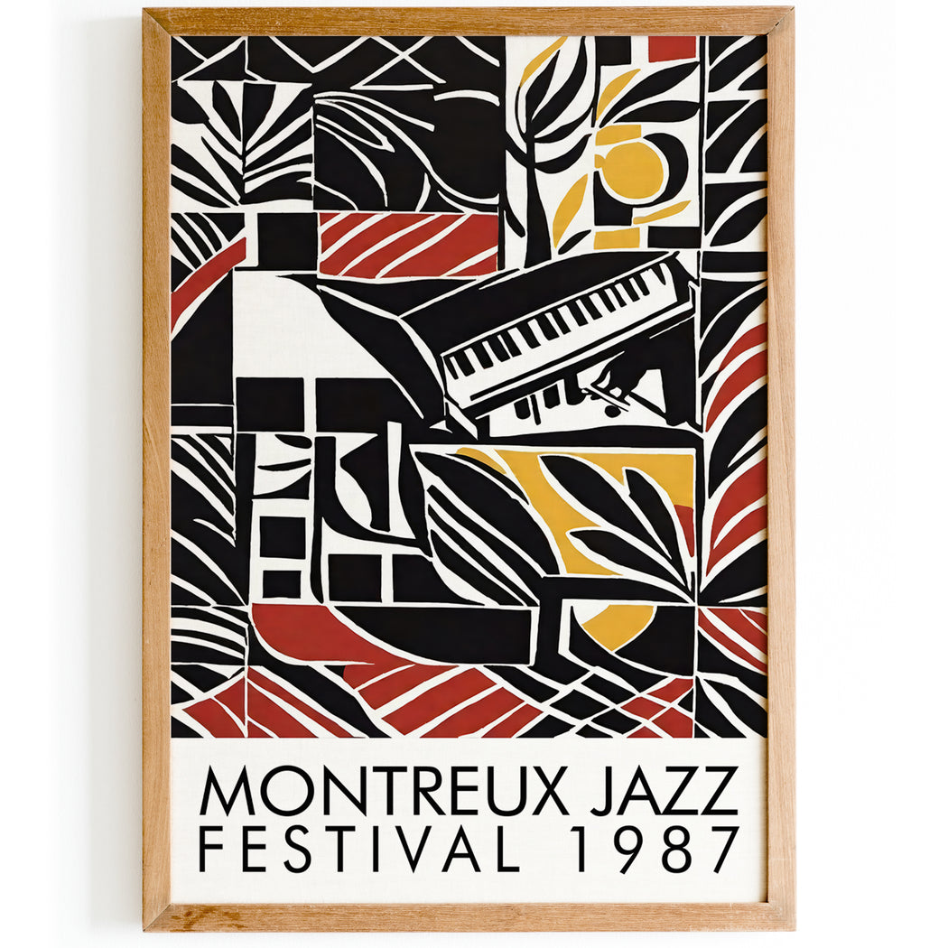 Montreux Music Poster