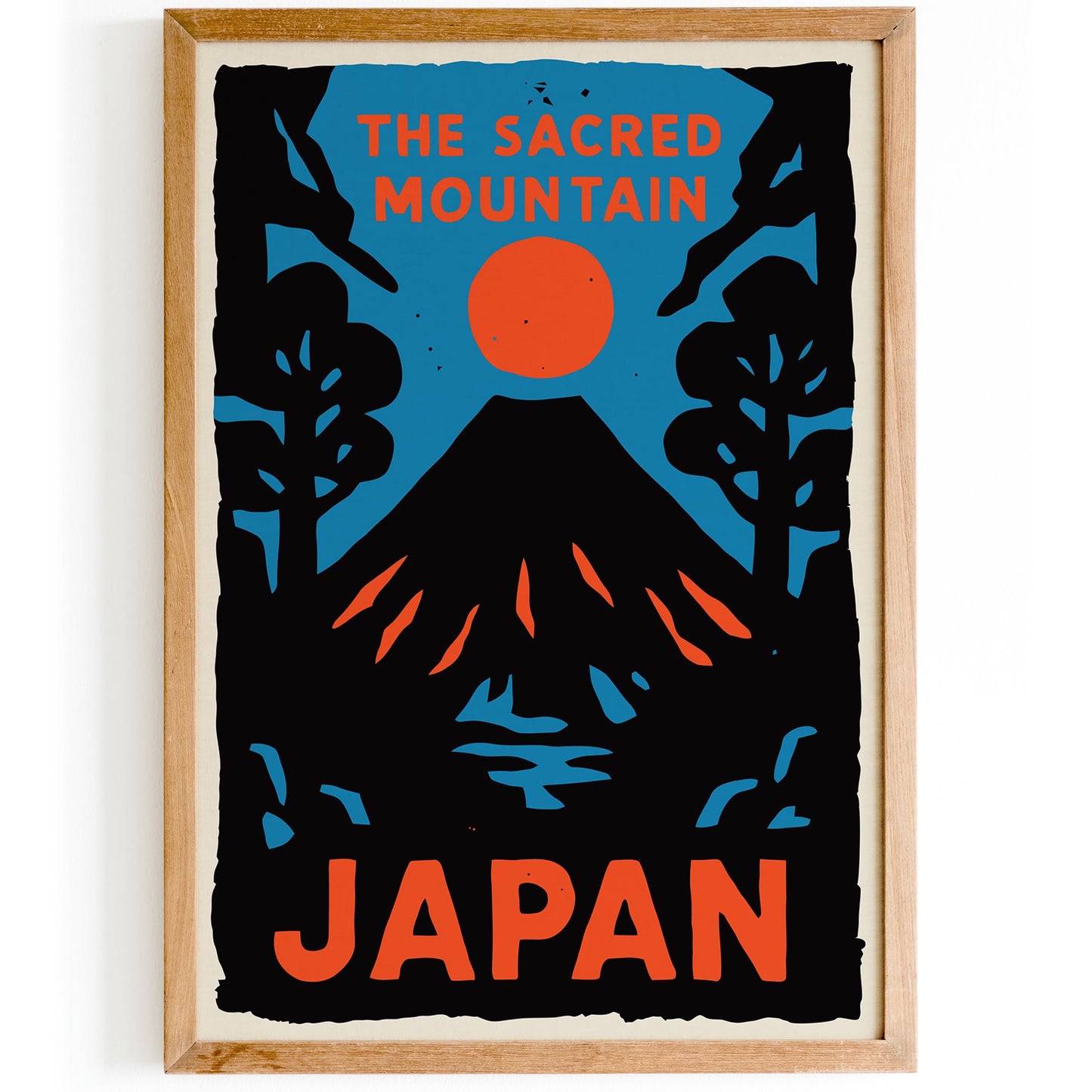 Sacred Mountain Japan Poster