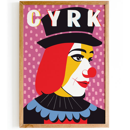 CYRK Polish Circus Vintage Poster