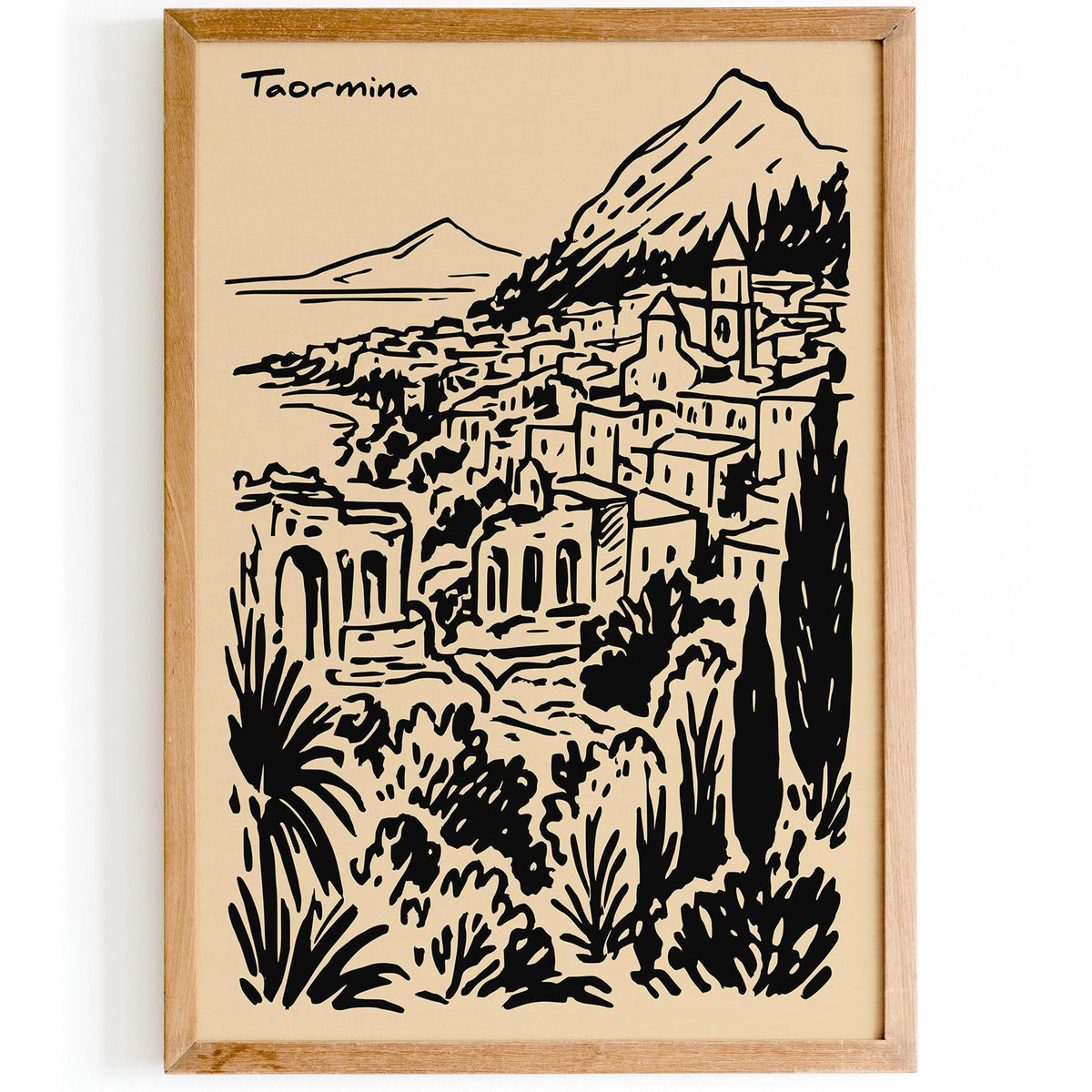 Taormina Italy Poster