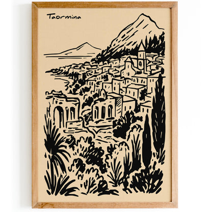 Taormina Italy Poster