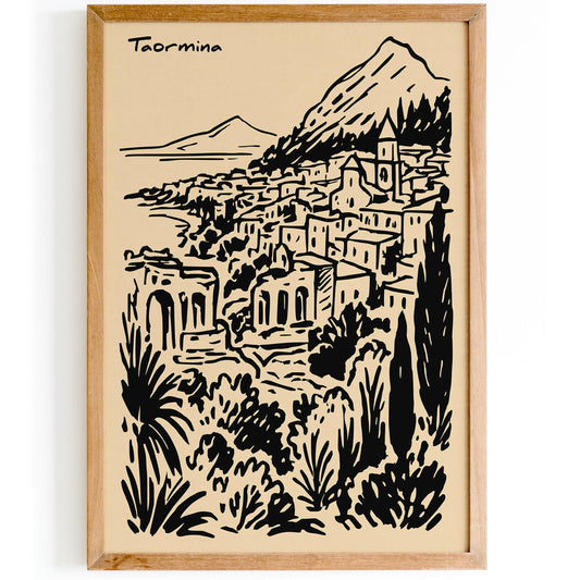 Taormina Italy Poster
